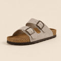 Premium Genuine Suede Sandals by Qomfort