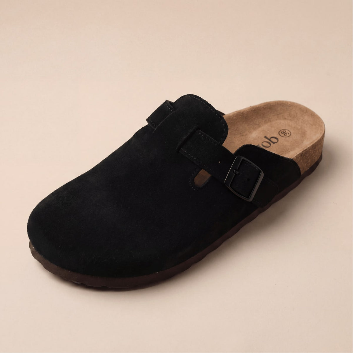 Genuine Suede Clogs by Qomfort