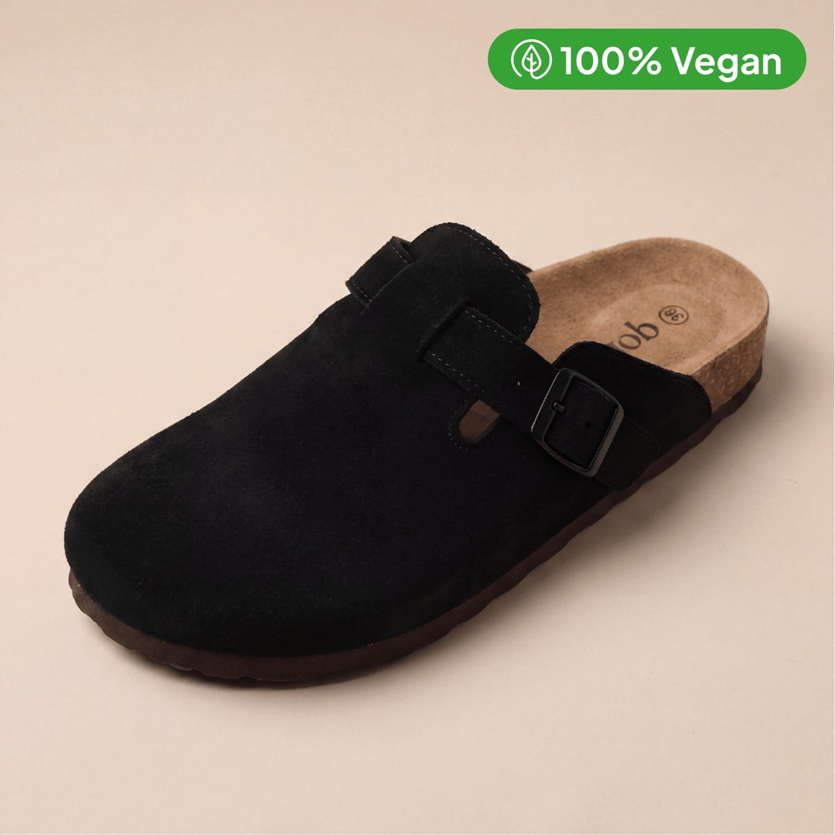 100% Vegan Suede Clogs by Qomfort
